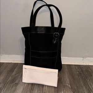 ✨ GIVENCHY Parfums Black Tote Bag + Cosmetic Pouch Set ✨